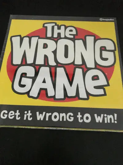 NEW Sealed The Wrong Game Boardgame, View more