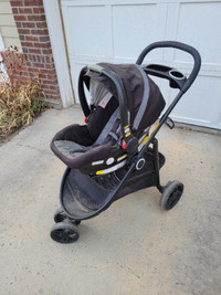 Graco Click & Connect - Base, Car Seat, Stroller. All for $100.