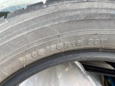 4, in good shape All Season Yokohama tires P205/55/R16. lots of tread left. Pictures show all detail...