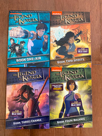 Avatar: Legend of Korra DVD Books 1, 2, 3, 4 English
