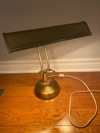Vintage Brass Piano/Bankers Desk Lamp