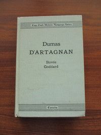Dumas D'artagnan Bovee Goddard Copp Clark 1933 French Exercise