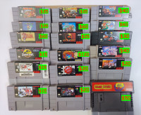 SNES Game Carts⎮ Original Super Nintendo (Price in Pic)