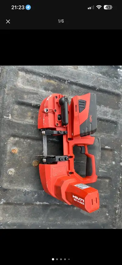 HILTI SB 4-A22  CORDLESS BANDSAW WITH BATTERY, View more