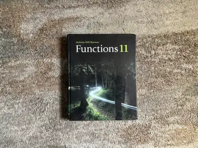McGraw Hill Ryerson Functions 11 Textbook New, View more
