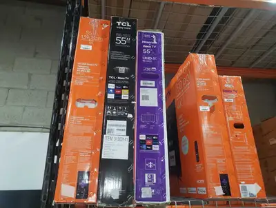 43" TCL, SAMSUNG, ONN 4K Roku Smart tv's on SALE , View more