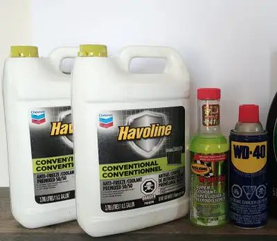 Garage Lot: antifreeze, coolant, lubricant, View more