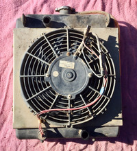 ARCTIC CAT atv radiator and fan assembly