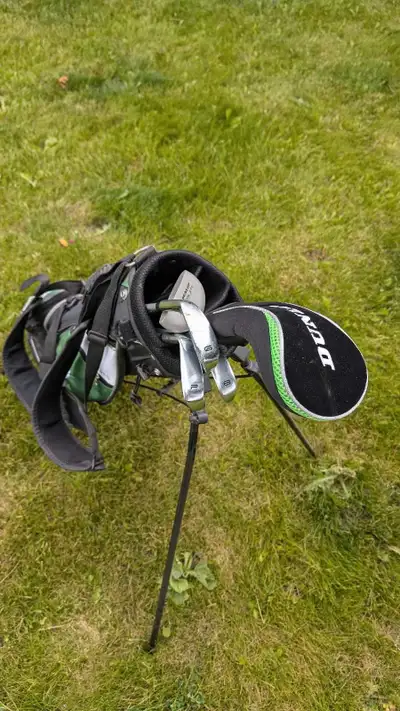 Kids golf clubs - used a handful of times. Driver, putter, pitching wedge, 8 iron and 6 iron. Also w...