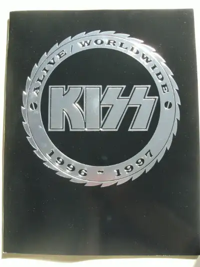 KISS Alive Worldwide 1996-1997 Tour Book. Brand New Magazine! Printed Signatures are at the back of...