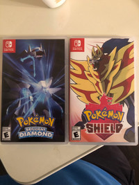 Pokémon brillant diamond and sheld