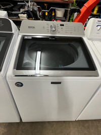 Maytag top load glass lid washer new condition 