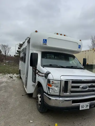 Hello Selling 2013 ford e450 as is Bus in good condition drives and no engine light on Body has scra...