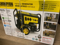 NEW IN BOX Champion Generator 9375/7500 Watts