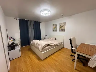 $750. Female only. 2nd floor. 1 min to bus stop. Postal code M2H 2K2 Basic furniture are provided. U...