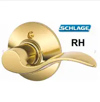 Right Hand Dummy Lever, Bright Brass- NEW