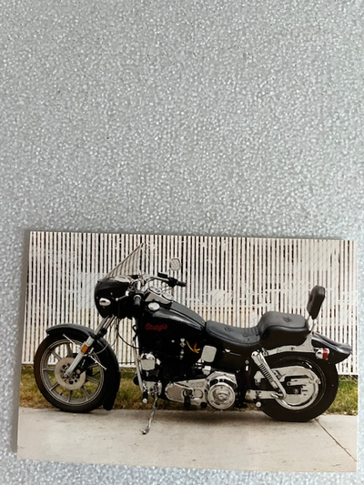 82 HD FXB Sturgis custom bolt on mounts to allow sidecar - frame is NOT modified - numbers matching....