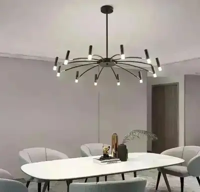 New 10 lights  Modern Black Large Chandelier =, View more