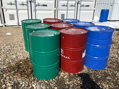 Call or text only, emails will not be answered 306.466.7744 Barrels Located in Leask, Sk. 205 litre...