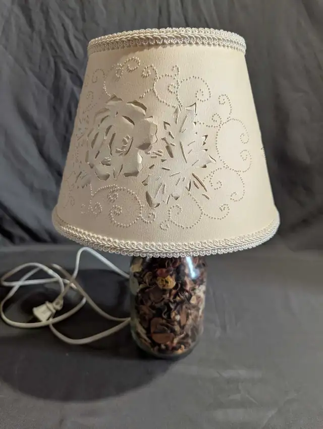 Lamp with Pierce Cut Lampshade in Indoor Lighting & Fans in Charlottetown - Image 5