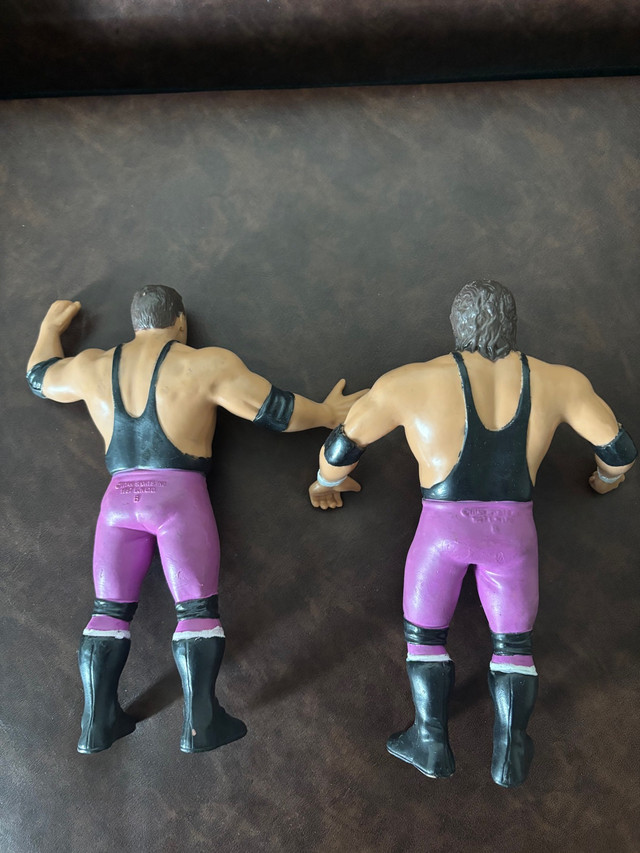 1987 LJN WWF WWE Wrestling The Hart Foundation Tag Team Set  in Arts & Collectibles in City of Toronto - Image 2