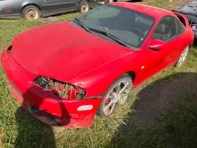 1997 Mitsubishi Eclipse. 2.0L turbo engine needs to be rebuilt. Engine and manual transmission have...