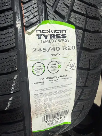 NEW 245/40/R20 Nokian AllWeather-Model S/ LexusLS/Mustang/LaCrosse/Impala Set of four Brand New 245...