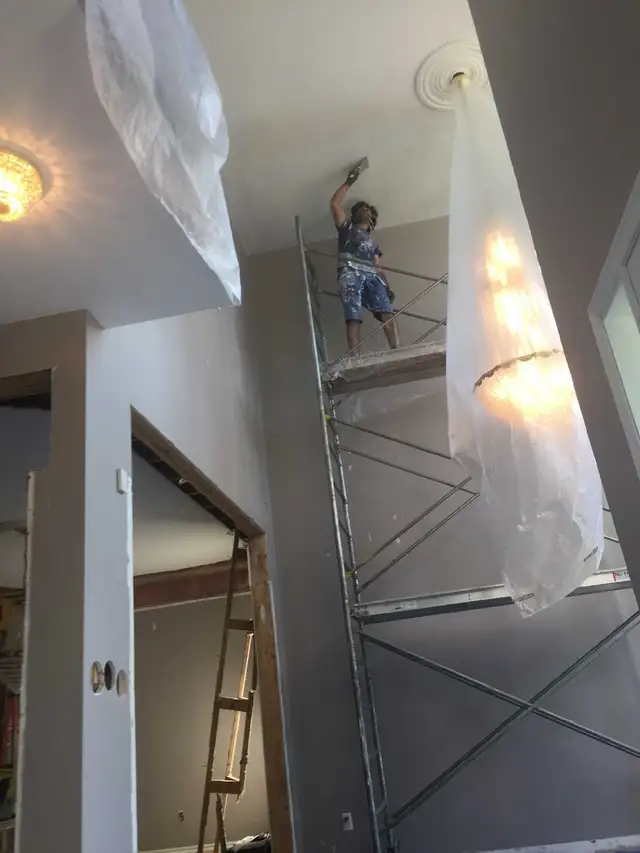 POPCORN_STUCCO CEILING REMOVAL  in Drywall & Stucco Removal in City of Toronto - Image 4