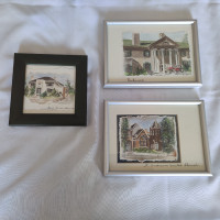 Original Framed Water Colour Paintings
