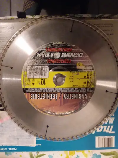 Professional cabinetry precise splinter free 10" 80t blade, View more
