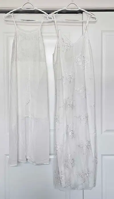 Beautiful wedding, silky lace dresses, size XL. Never been worn, too large for me. $40.00 each or $8...