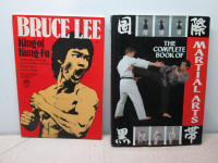 Bruce Lee and Martial Arts BOOKS  (2 books 1 price)