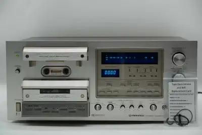 SERVICED: Pioneer Stereo Cassette Tape Deck (CT-F1250), View more