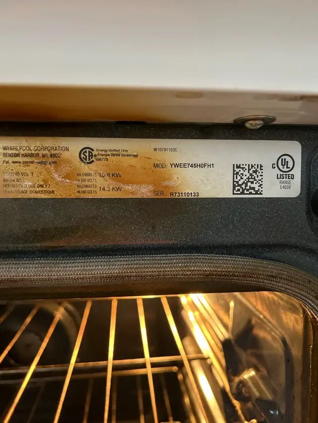 whirlpool white electric range/oven64959983980929123