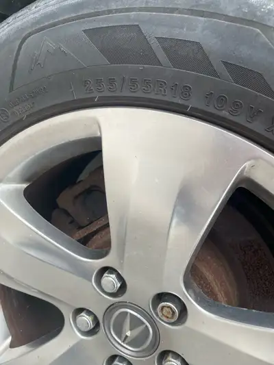 2012 Acura MDX Genuine Acura Wheels with Snow tires. Very nice set of 4. Asking $750.. or best offer...