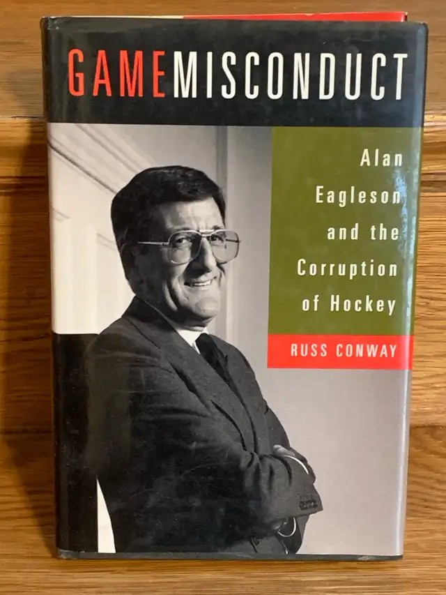 Game Misconduct by Russ Conway hardcover biography  in Non-fiction in Oshawa / Durham Region - Image 2