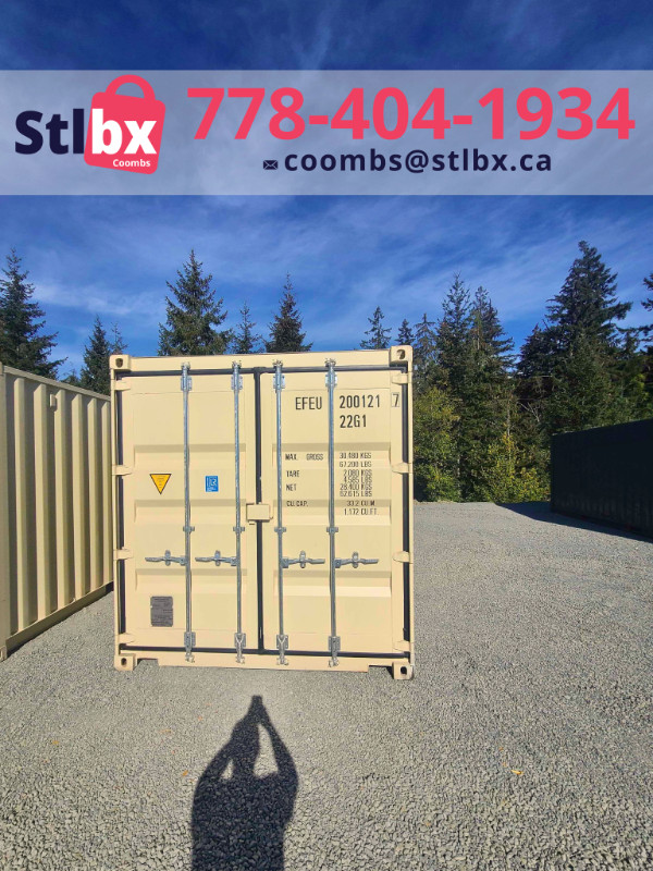 20' New Shipping Container STLBX COOMBS in Storage Containers in Comox / Courtenay / Cumberland - Image 2