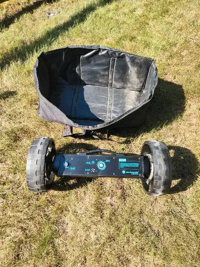 Convert your Rovic push cart to an electric cart. V1 eWheels. Comes with a storage bag, charger, rem...