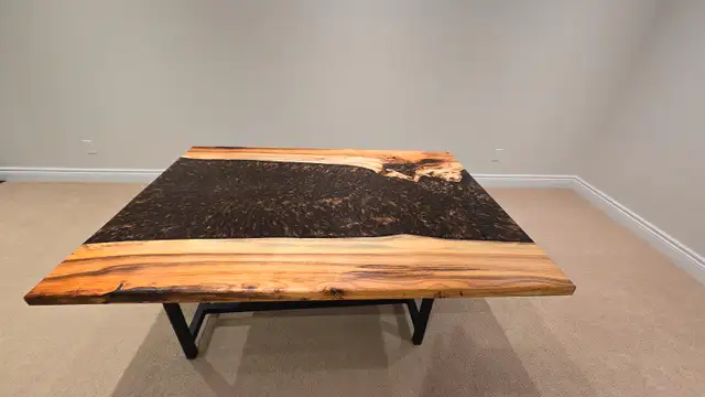 River table unique spalted hackwood62864745122178123