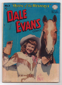 RARE 1948 USA made DC Comic Book Dale Evans #1