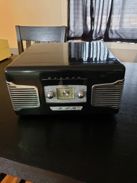 Retro Look Mini Stereo With Record Player