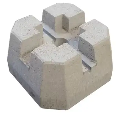 ️ À vendre – Bloc de béton Patte d’éléphant robuste et durable, View more