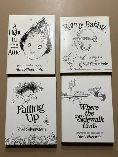 Set of 4 classic Shel Silverstein hardcover books, View more