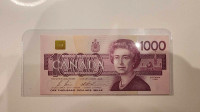 1000$ canadien 1988