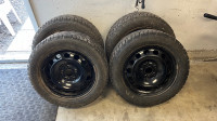 4 winter tires and rims 205/55/r16