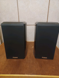 Beautiful High Gloss Black  Fidek FHS-411 EXI Speakers