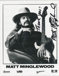 Matt Minglewood-Signed WEA Records-The Promise Promo Photo-1988