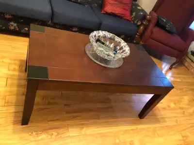 wood coffee table , View more
