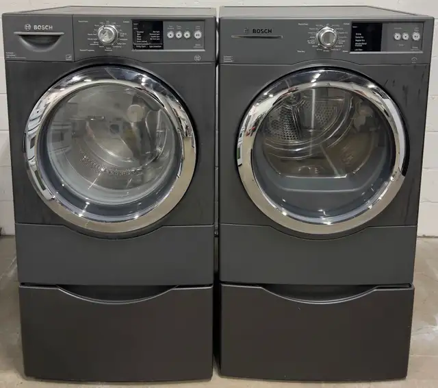 SALE! Set Washer / Dryer With Pedestals “BOSCH” H52/W27/D32 in Washers & Dryers in City of Toronto - Image 2