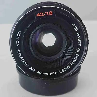 Konica Hexanon AR 40mm F/ 1. 8 SLR  Camara Lens- HAZY GLASS , View more